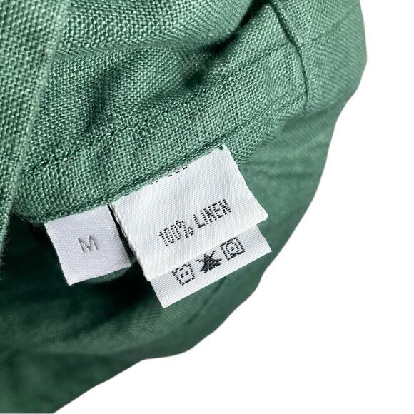 Jean Jones x Field Day Green Linen Farm to Table Unisex Shorts Medium - Picture 11 of 11